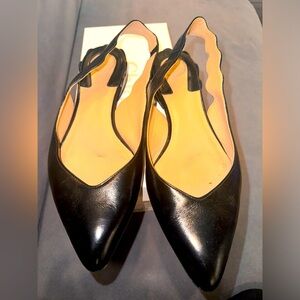 💕Chloe sling back black flats. Size 41💕